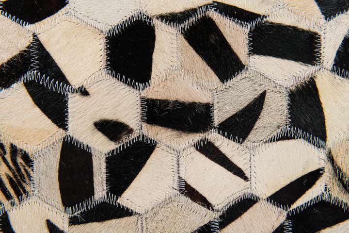 5' x 8' Cowhide Stocks Rug