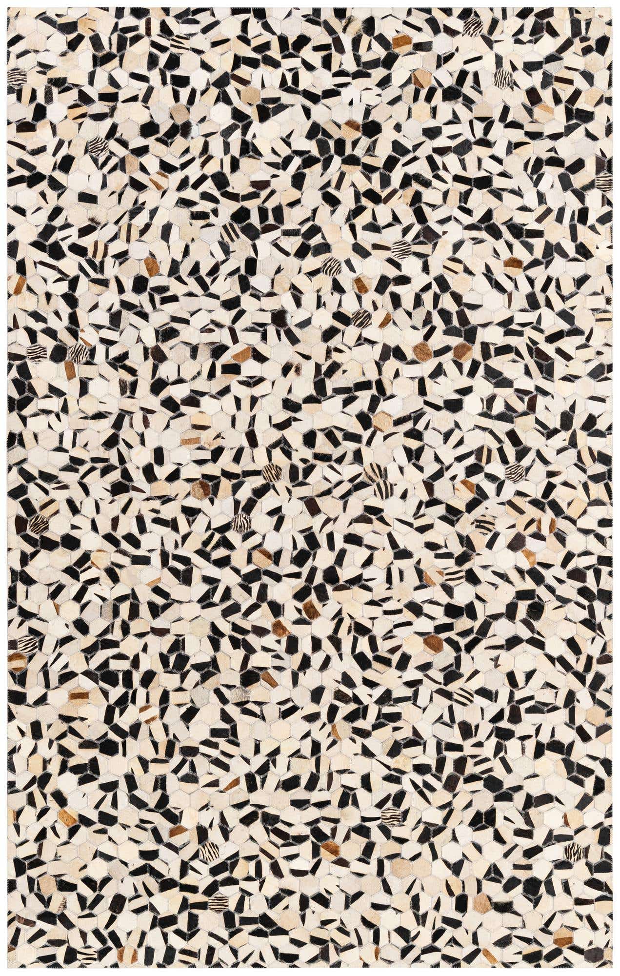 5' x 8' Cowhide Stocks Rug