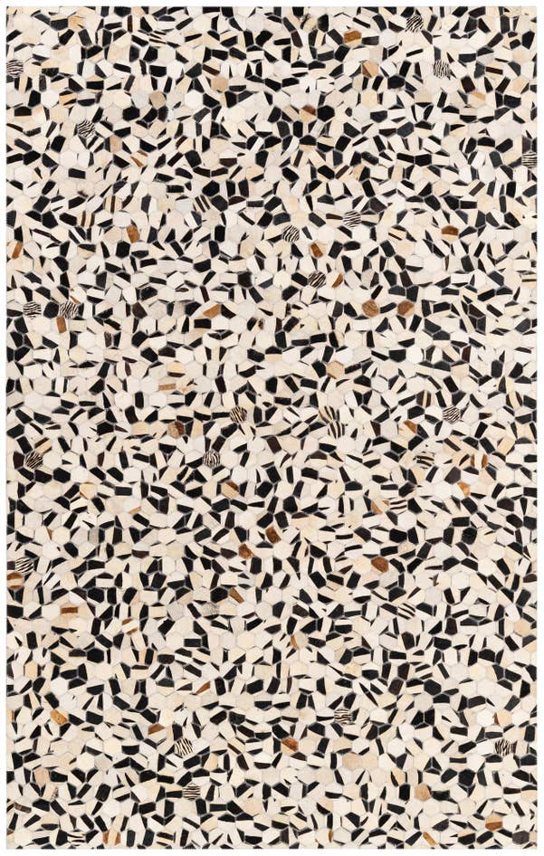 Detail image of 5' x 8' Cowhide Stocks Rug