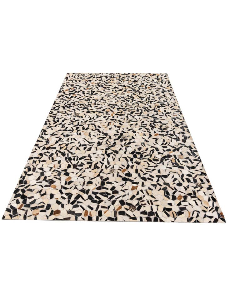 Detail image of 5' 1 x 7' 11 Cowhide Stocks Rug