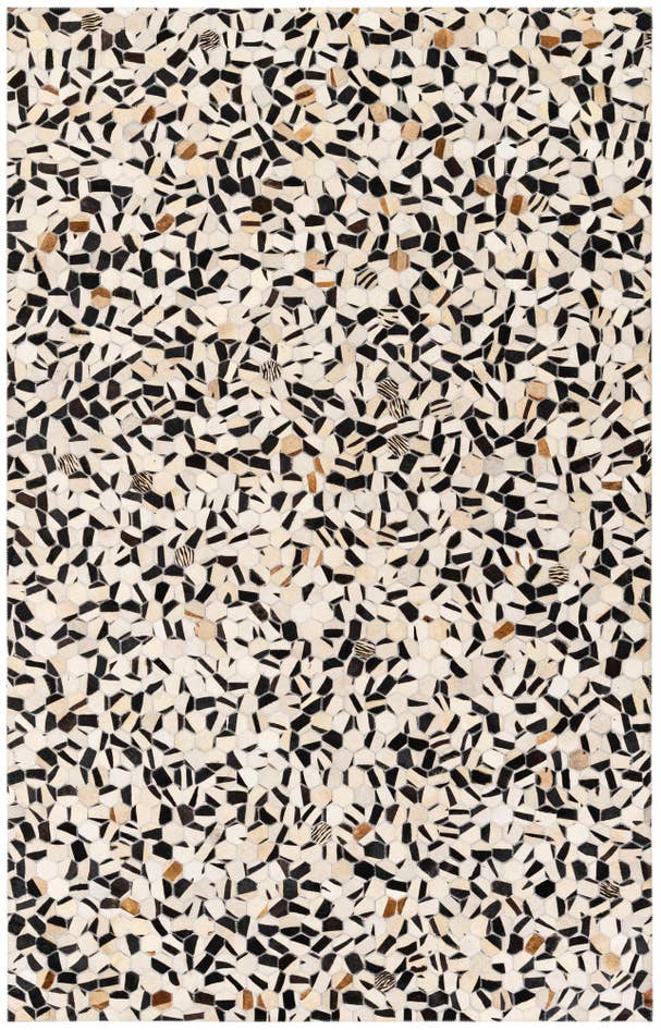 Detail image of 5' 1 x 7' 11 Cowhide Stocks Rug