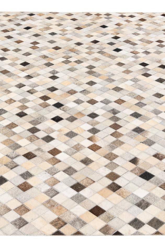 Detail image of 5' 7 x 8' Cowhide Stocks Rug