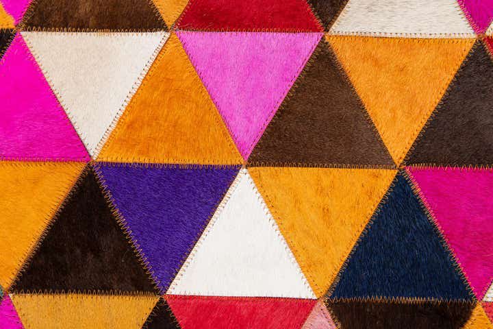 5' 2 x 8' 1 Cowhide Stocks Rug