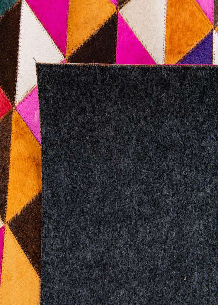 5' 2 x 8' 1 Cowhide Stocks Rug