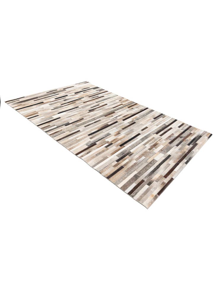 Detail image of 5' 1 x 7' 11 Cowhide Stocks Rug