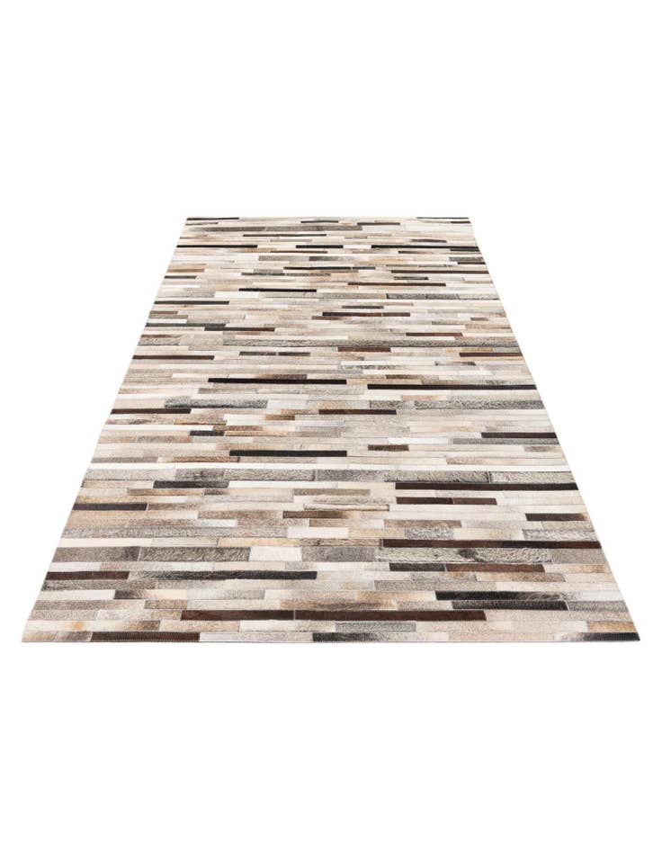 Detail image of 5' 1 x 7' 11 Cowhide Stocks Rug
