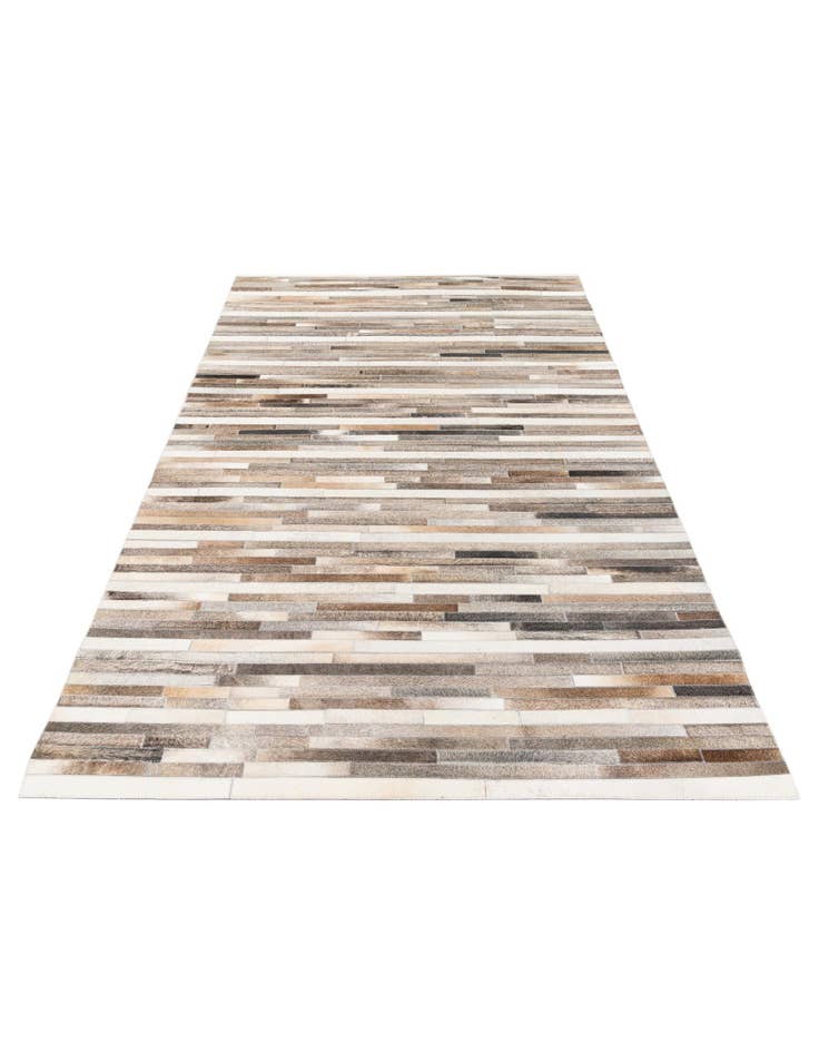 Detail image of 5' 1 x 8' Cowhide Stocks Rug