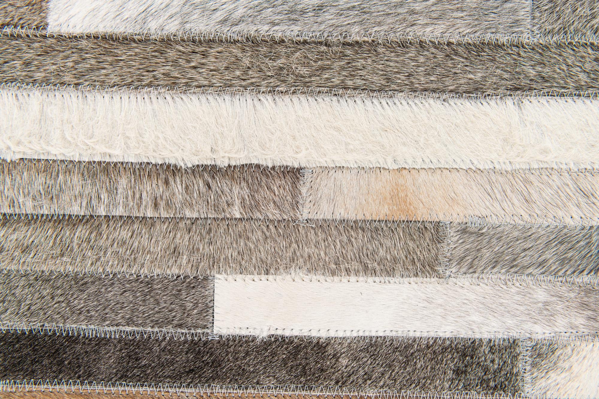 5' 1 x 8' Cowhide Stocks Rug