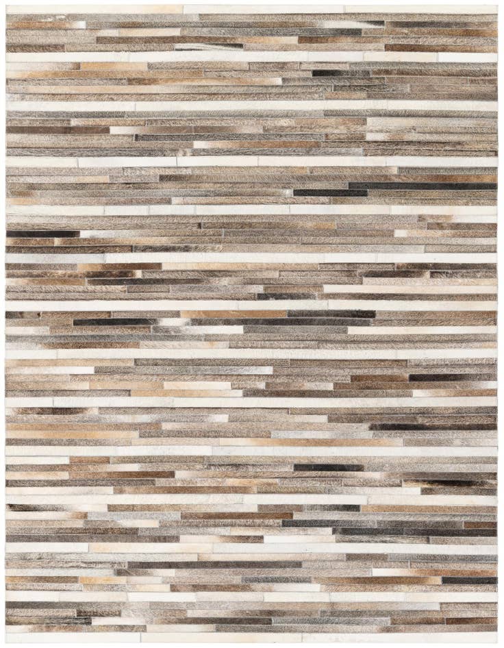 Detail image of 5' 1 x 8' Cowhide Stocks Rug