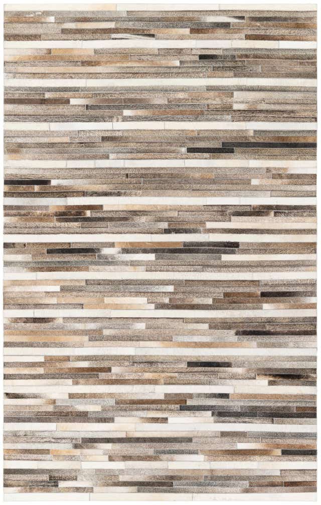 5' 1 x 8' Cowhide Stocks Rug