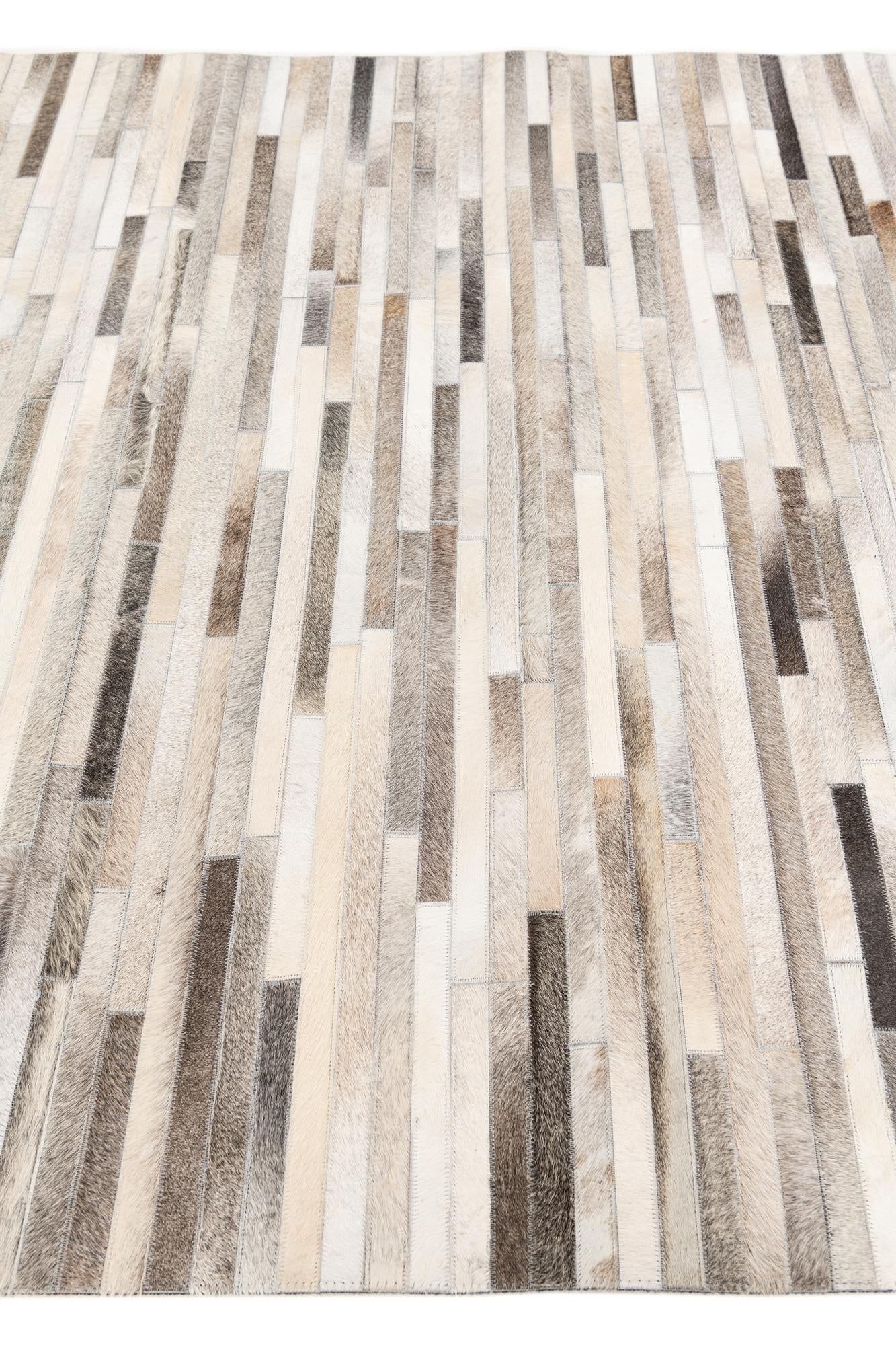 5' 1 x 7' 11 Cowhide Stocks Rug