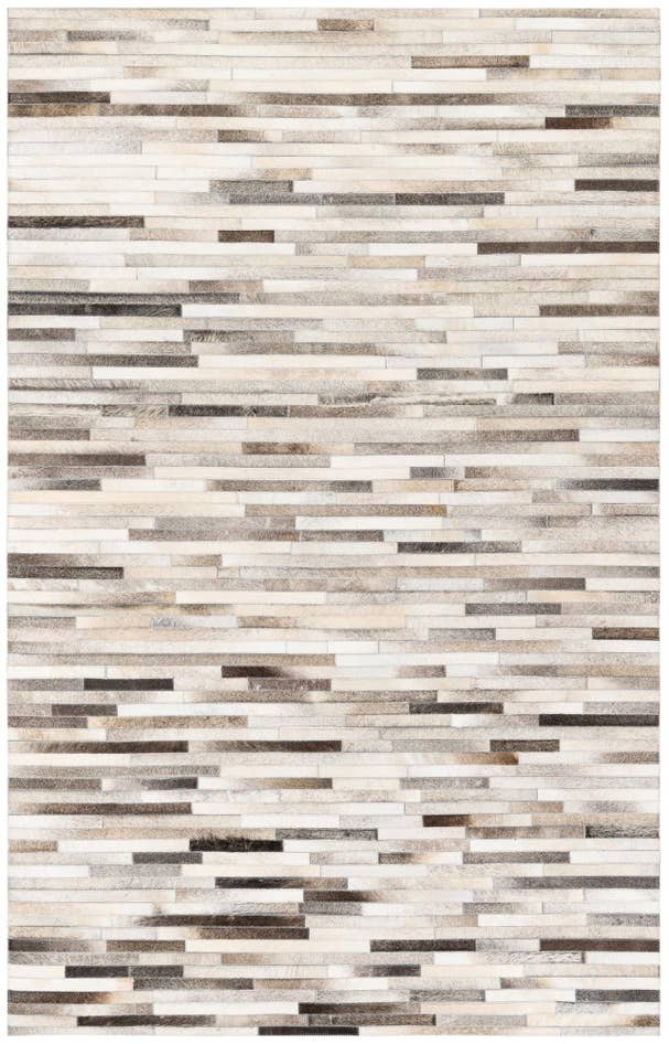 Detail image of 5' 1 x 7' 11 Cowhide Stocks Rug