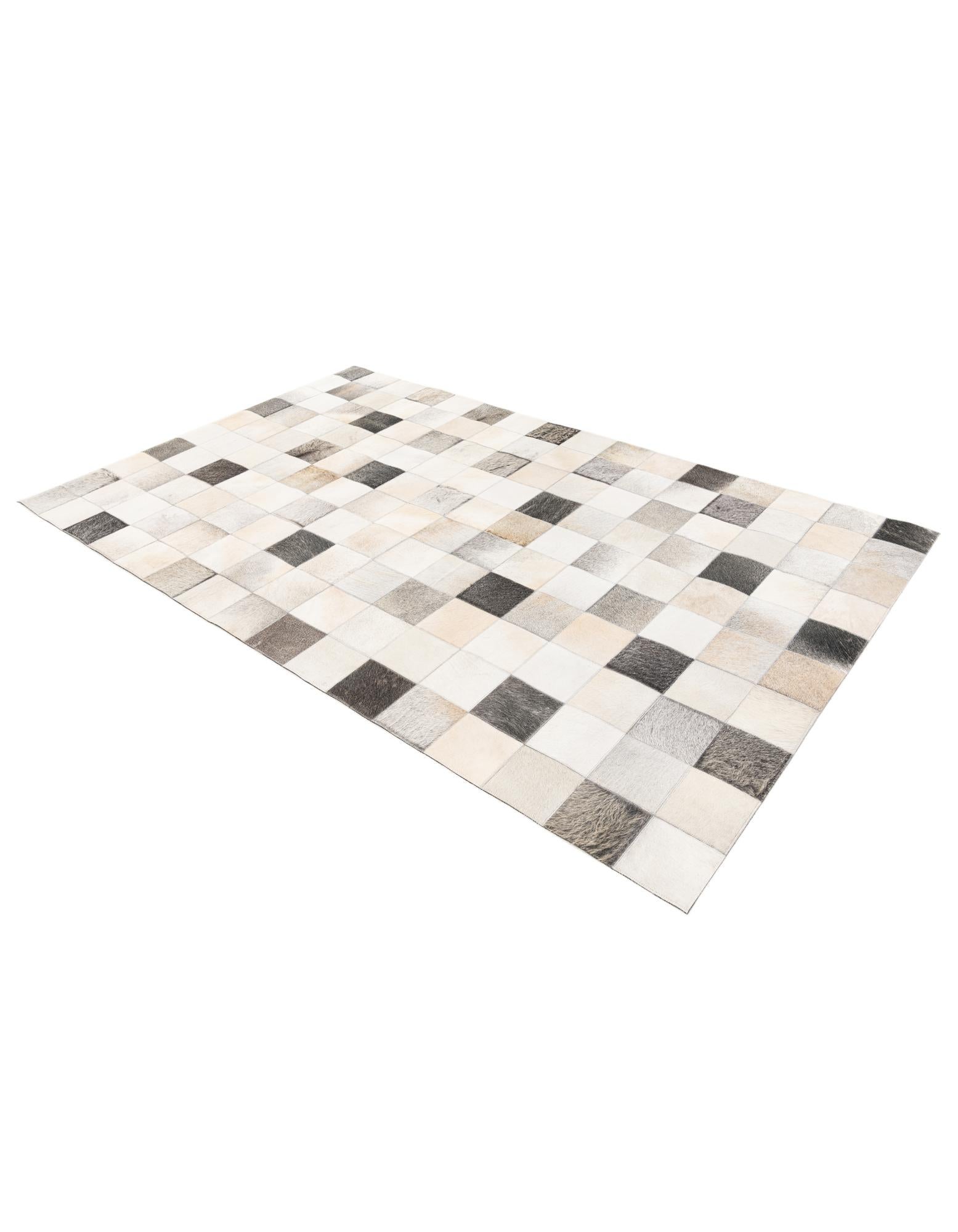 5' x 7' 11 Cowhide Stocks Rug