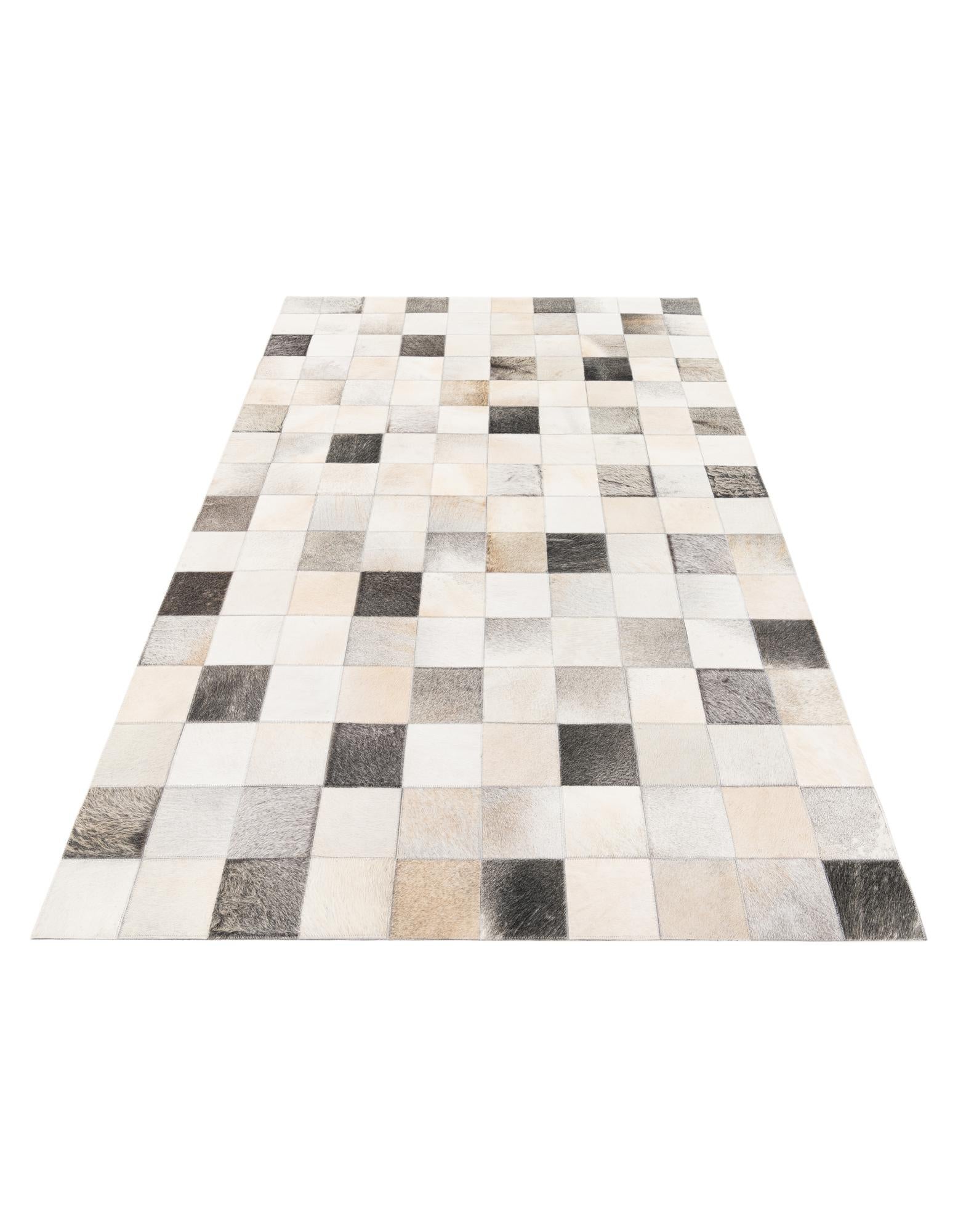 5' x 7' 11 Cowhide Stocks Rug