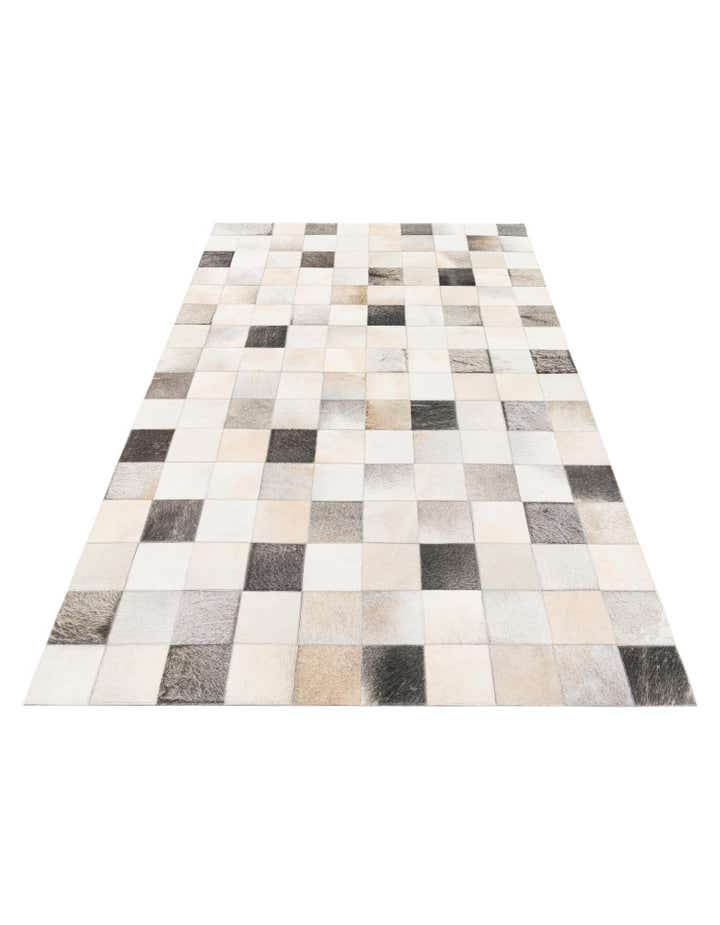 5' x 7' 11 Cowhide Stocks Rug