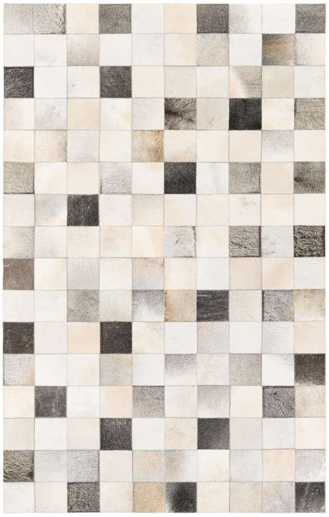 5' x 7' 11 Cowhide Stocks Rug