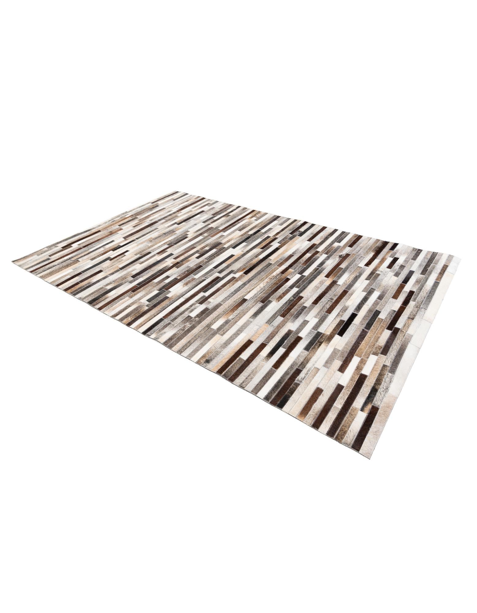 5' 1 x 7' 11 Cowhide Stocks Rug