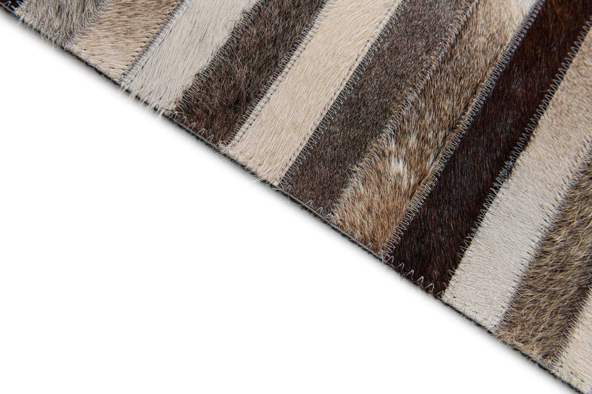 5' 1 x 7' 11 Cowhide Stocks Rug