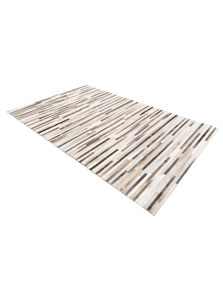 Detail image of 5' 1 x 8' Cowhide Stocks Rug