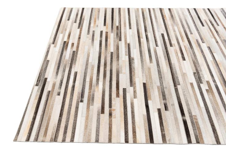 Detail image of 5' 1 x 8' Cowhide Stocks Rug