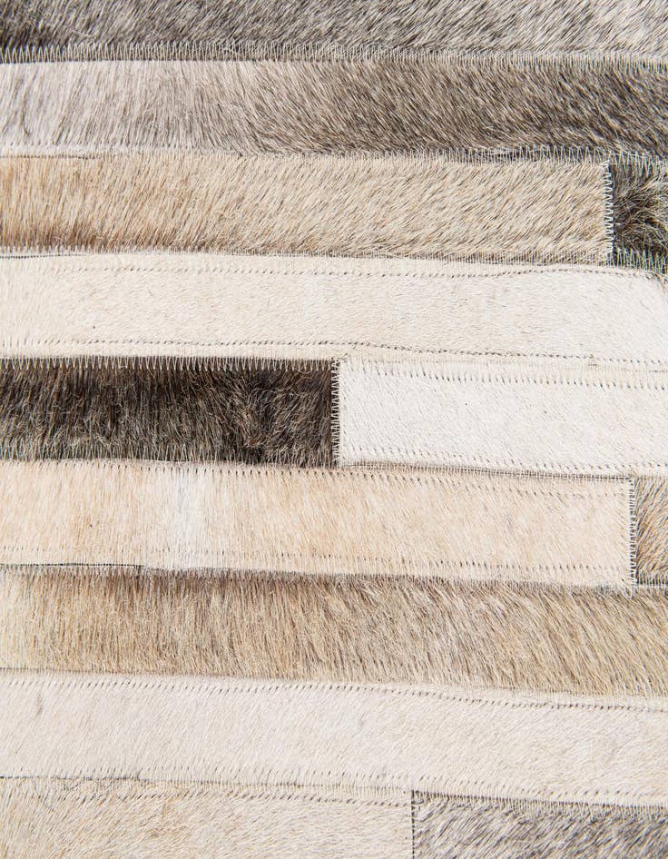 Detail image of 5' 1 x 8' Cowhide Stocks Rug