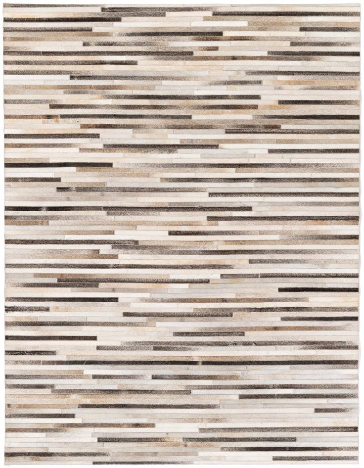 Detail image of 5' 1 x 8' Cowhide Stocks Rug