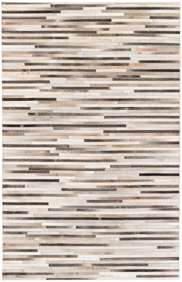 Detail image of 5' 1 x 8' Cowhide Stocks Rug