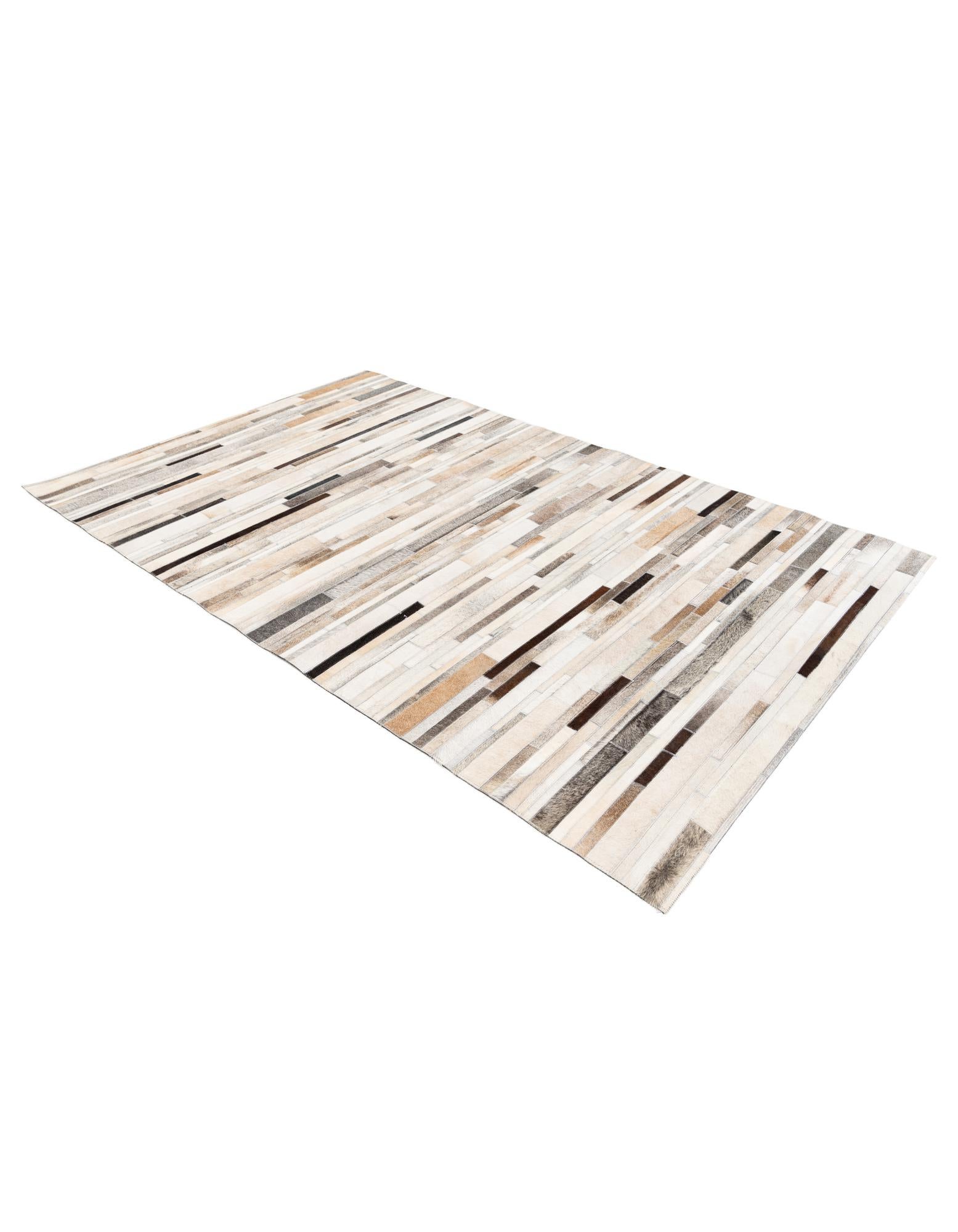 5' 1 x 7' 11 Cowhide Stocks Rug