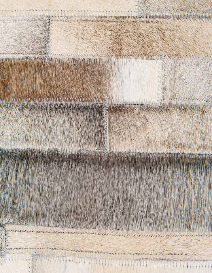 Detail image of 5' 1 x 7' 11 Cowhide Stocks Rug