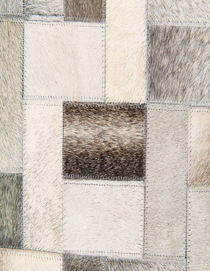 Detail image of 5' 1 x 8' Cowhide Stocks Rug
