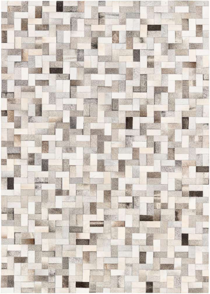 5' 1 x 8' Cowhide Stocks Rug