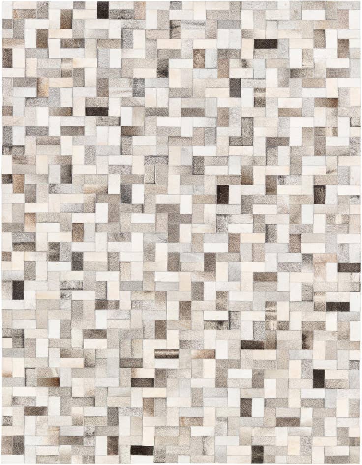 Detail image of 5' 1 x 8' Cowhide Stocks Rug