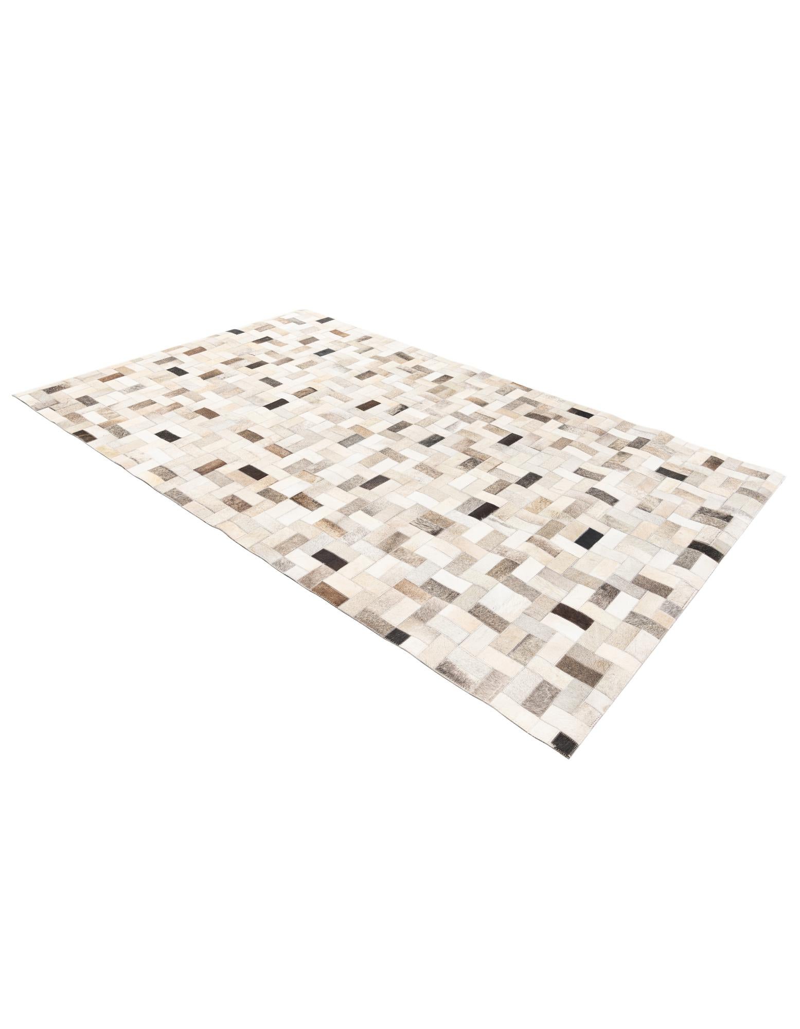 5' x 7' 10 Cowhide Stocks Rug