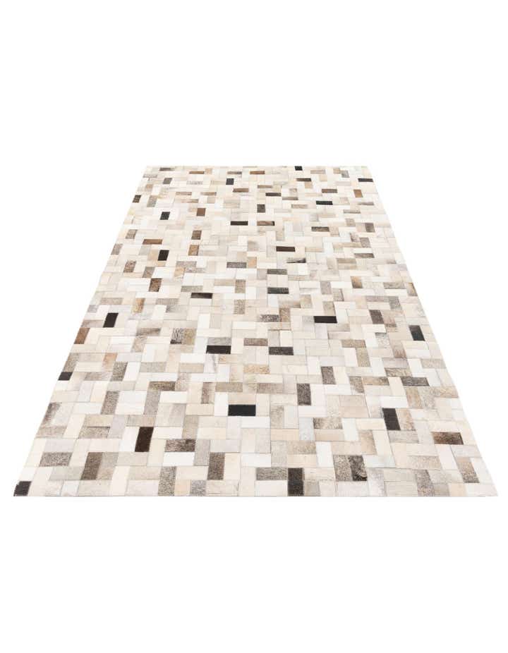 5' x 7' 10 Cowhide Stocks Rug