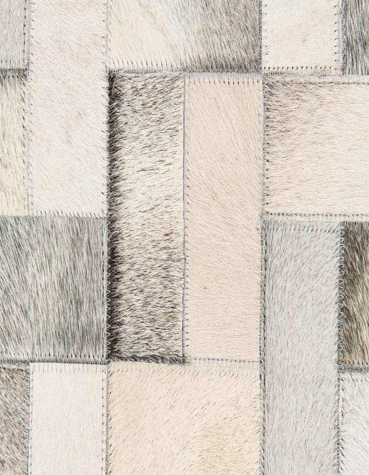 Detail image of 5' 1 x 8' Cowhide Stocks Rug