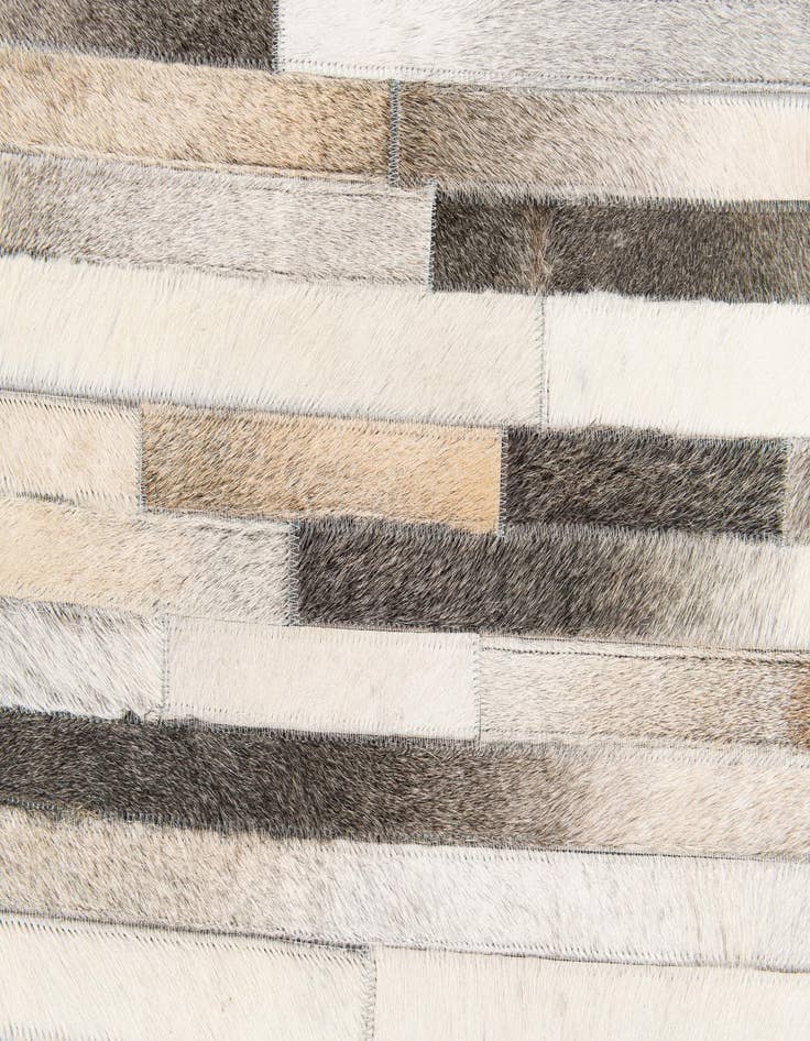 Detail image of 5' 1 x 8' Cowhide Stocks Rug