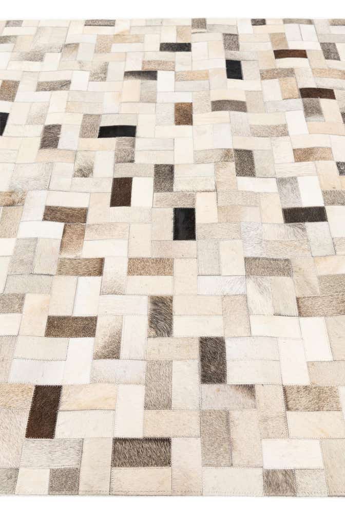 5' x 7' 11 Cowhide Stocks Rug