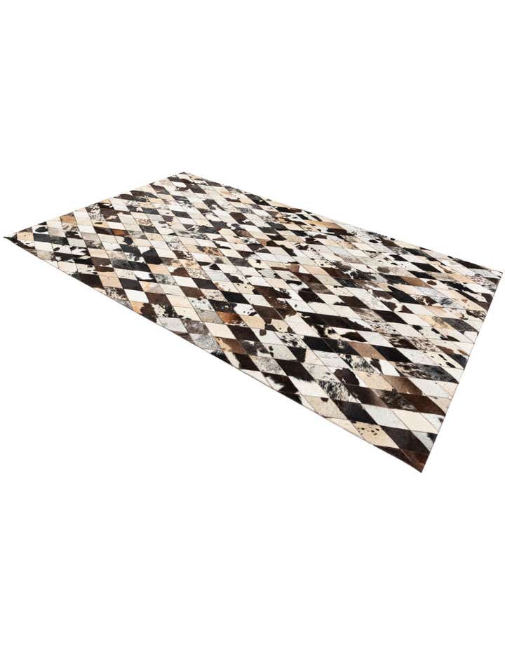 5' x 8' Cowhide Stocks Rug