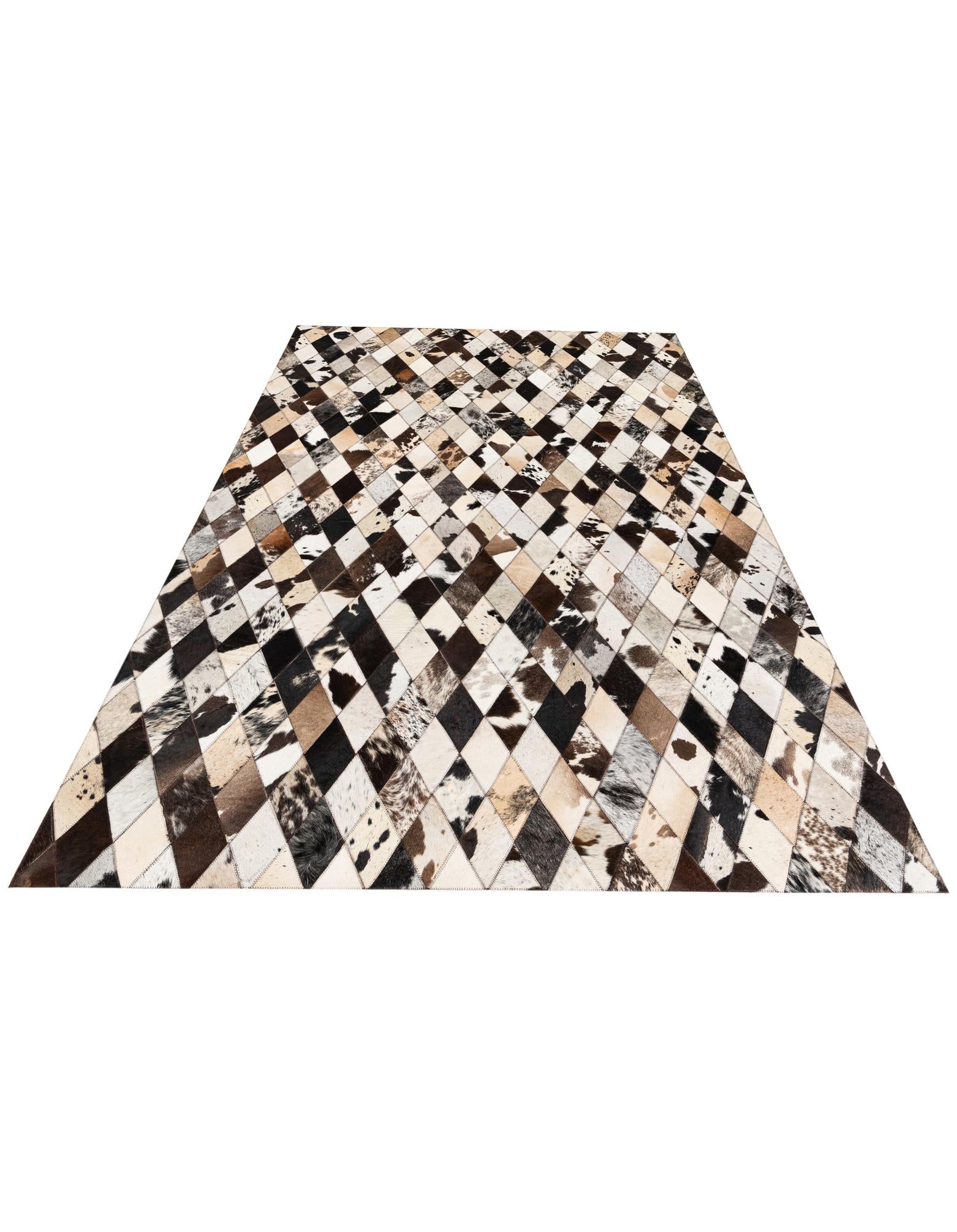 5' x 8' Cowhide Stocks Rug