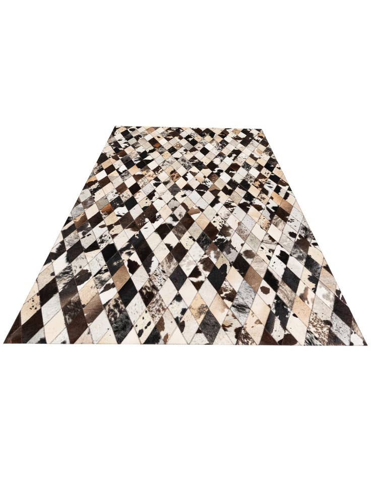 Detail image of 5' x 8' Cowhide Stocks Rug