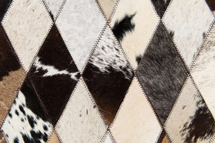 5' x 8' Cowhide Stocks Rug