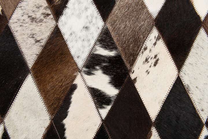 5' 2 x 8' Cowhide Stocks Rug