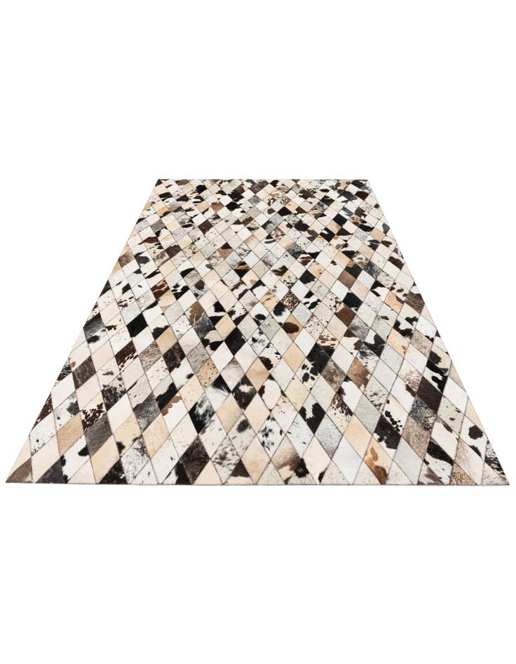 Detail image of 5' x 8' Cowhide Stocks Rug