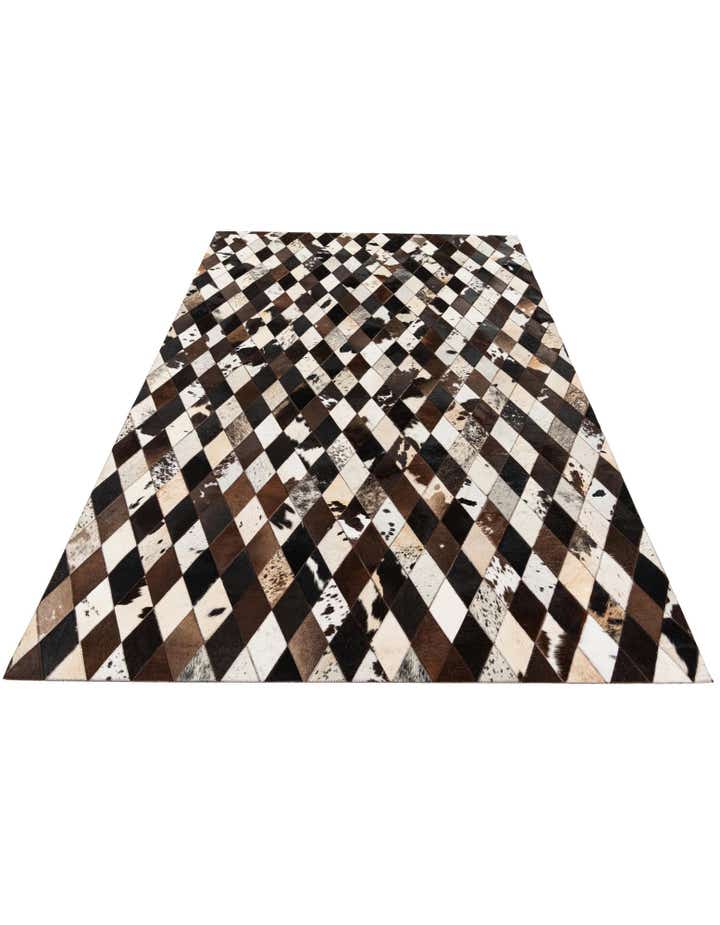 5' 2 x 8' 1 Cowhide Stocks Rug