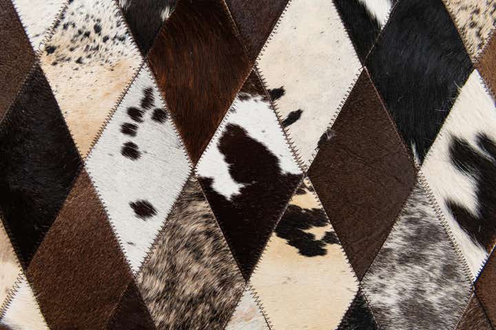 5' 2 x 8' 1 Cowhide Stocks Rug