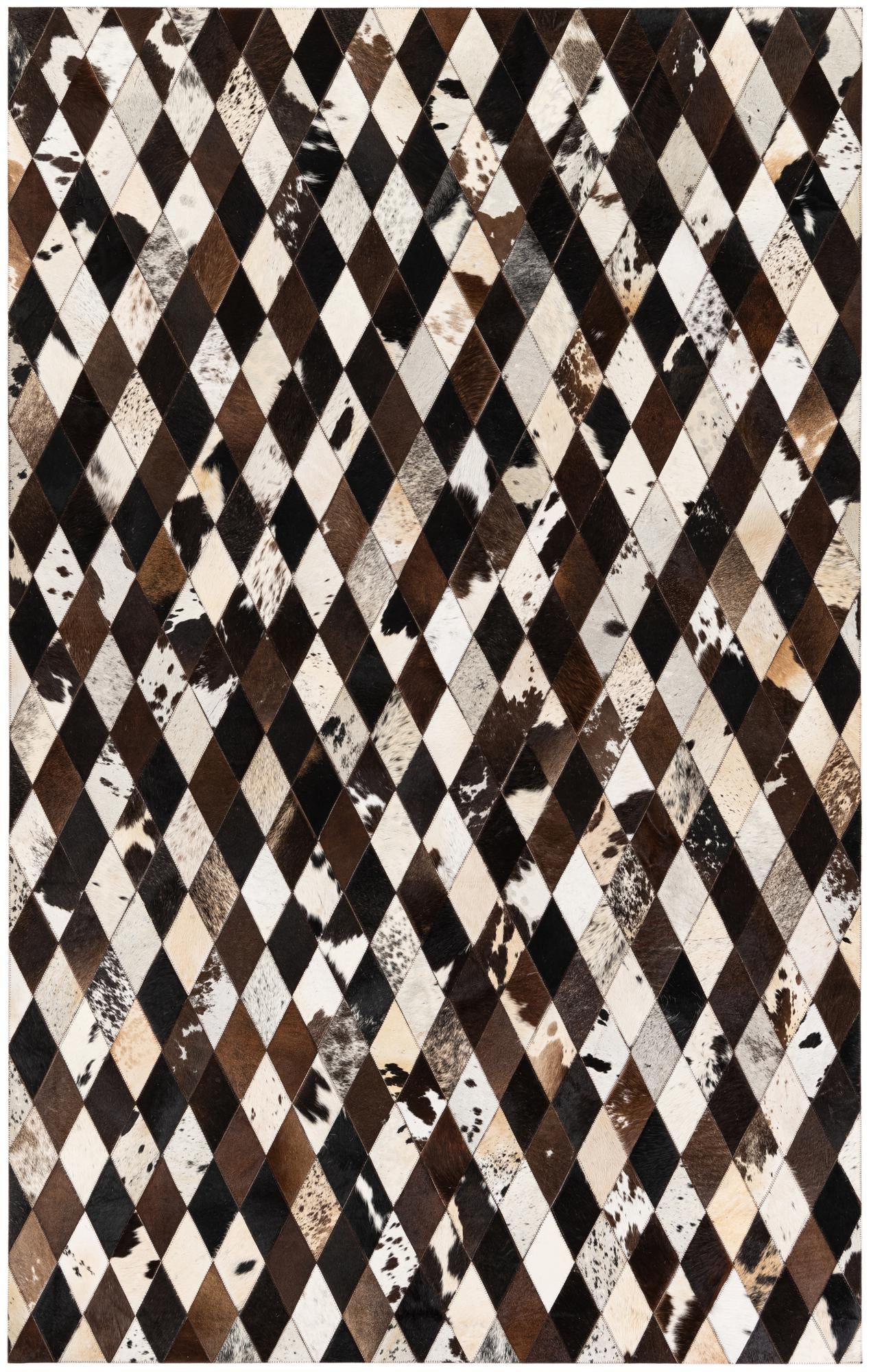 5' 2 x 8' 1 Cowhide Stocks Rug