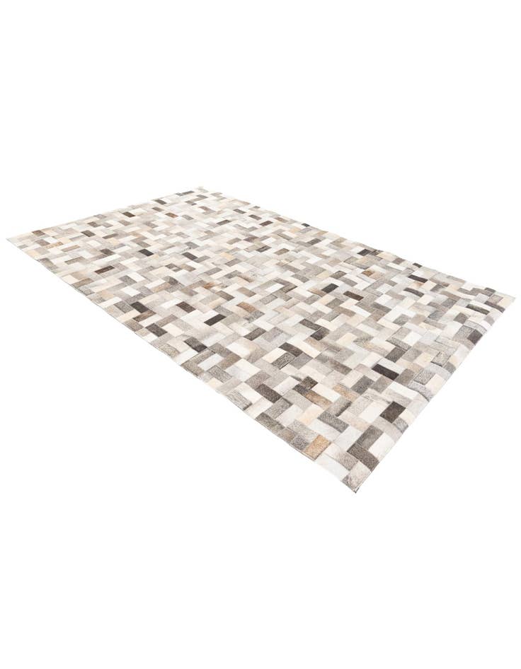 Detail image of 5' 1 x 8' Cowhide Stocks Rug