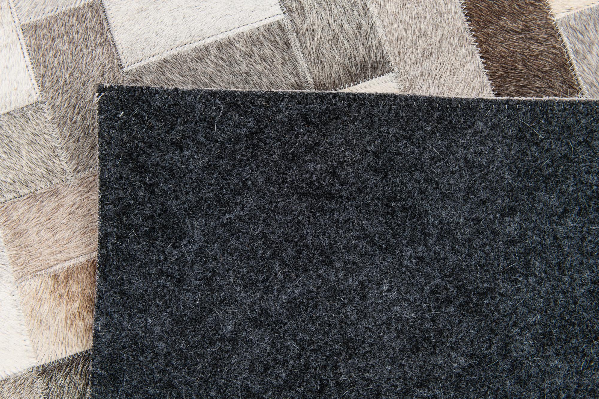 5' 1 x 8' Cowhide Stocks Rug