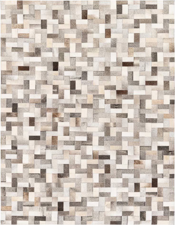 Detail image of 5' 1 x 8' Cowhide Stocks Rug