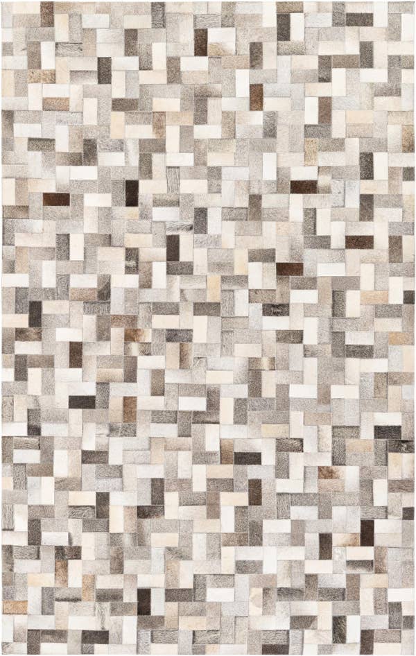Detail image of 5' 1 x 8' Cowhide Stocks Rug